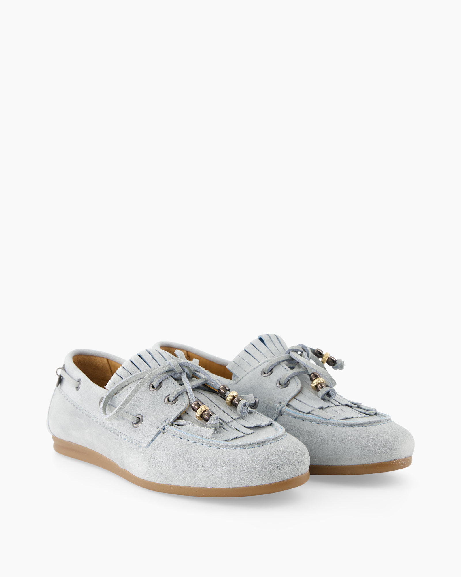 loafers, boat shoes, suede, light blue, gum sole