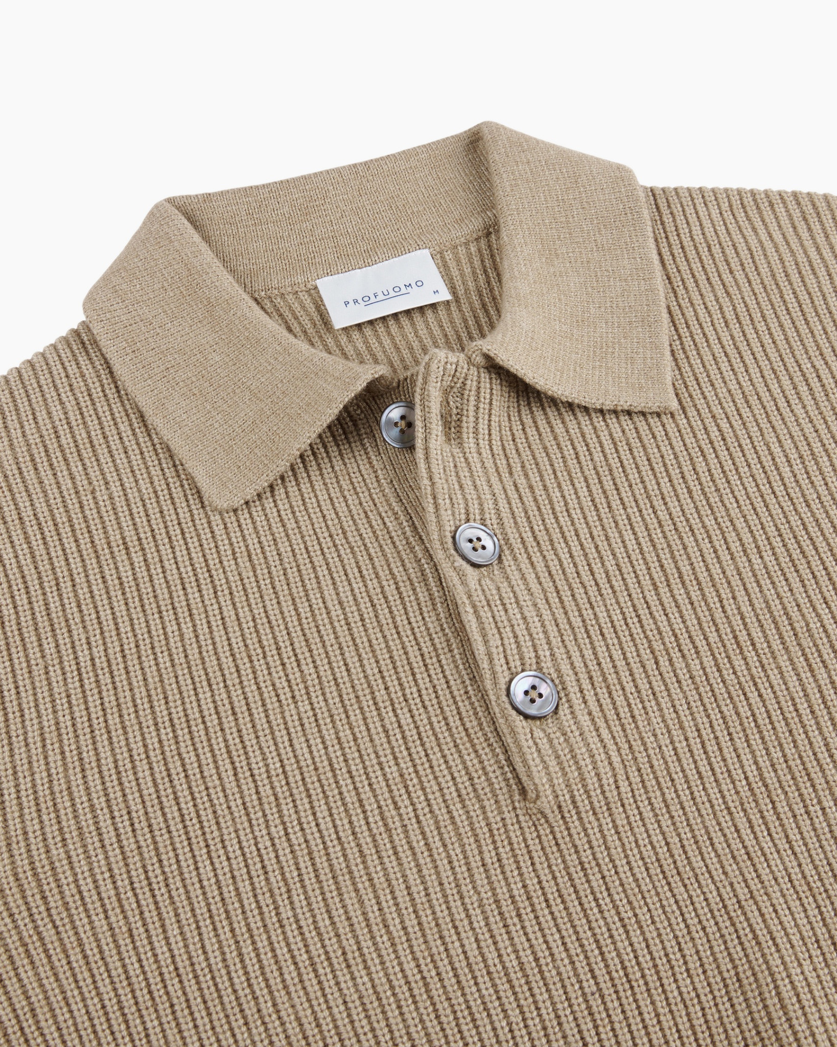 Trui Polo Ls Beige