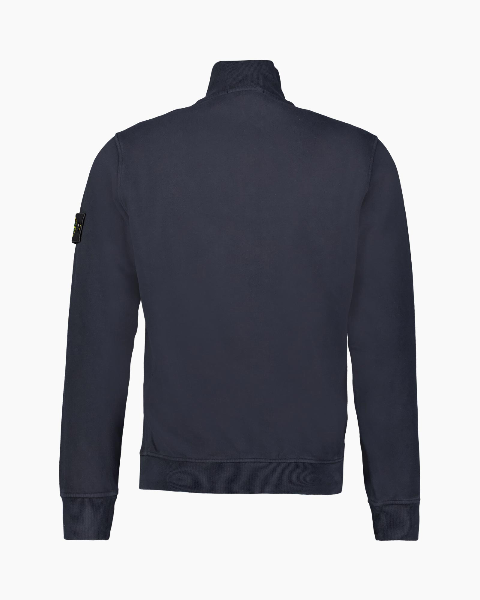 jacket, cotton, navy, crewneck, long-sleeve