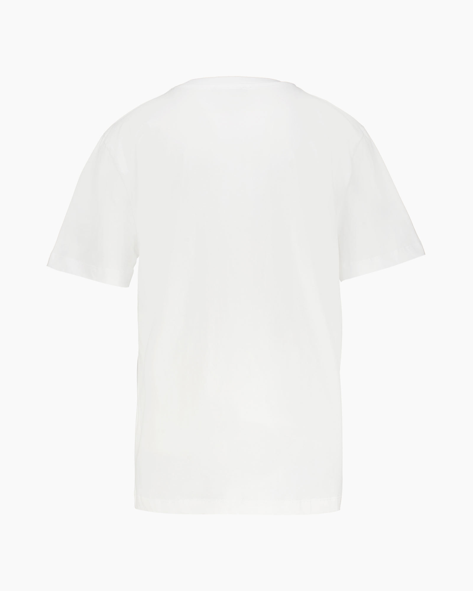 t-shirt, white, short-sleeve, crew neck, cotton