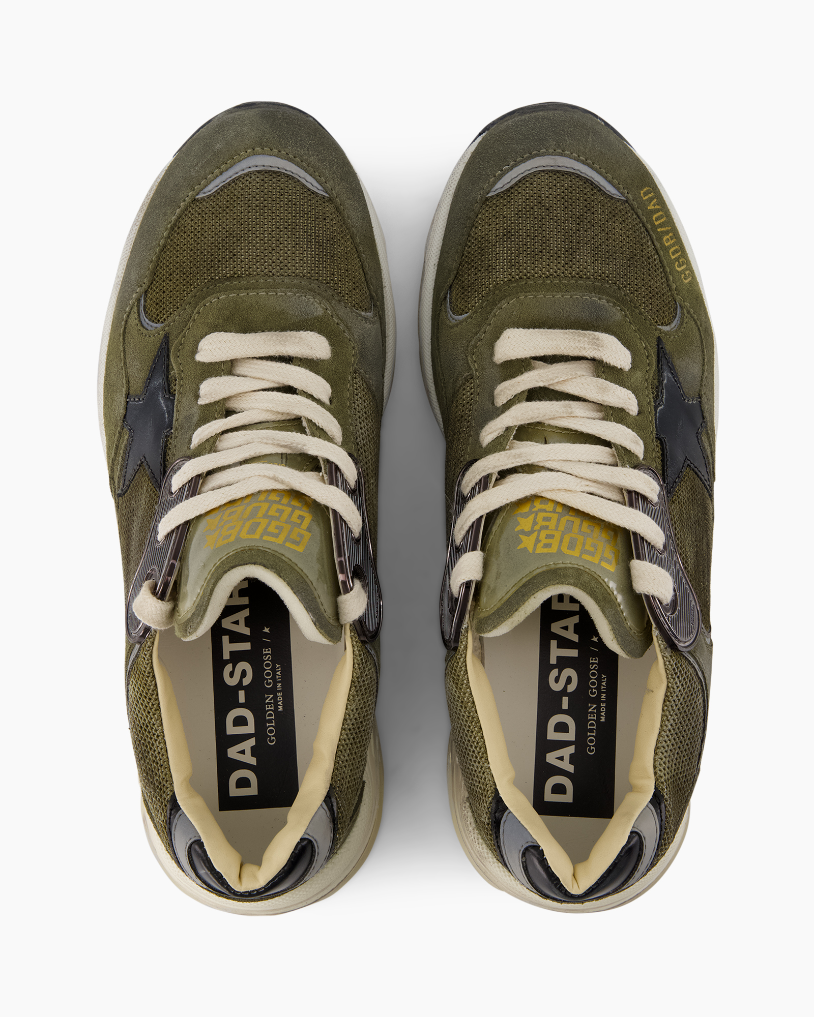 sneakers, casual shoes, green, mesh, laces