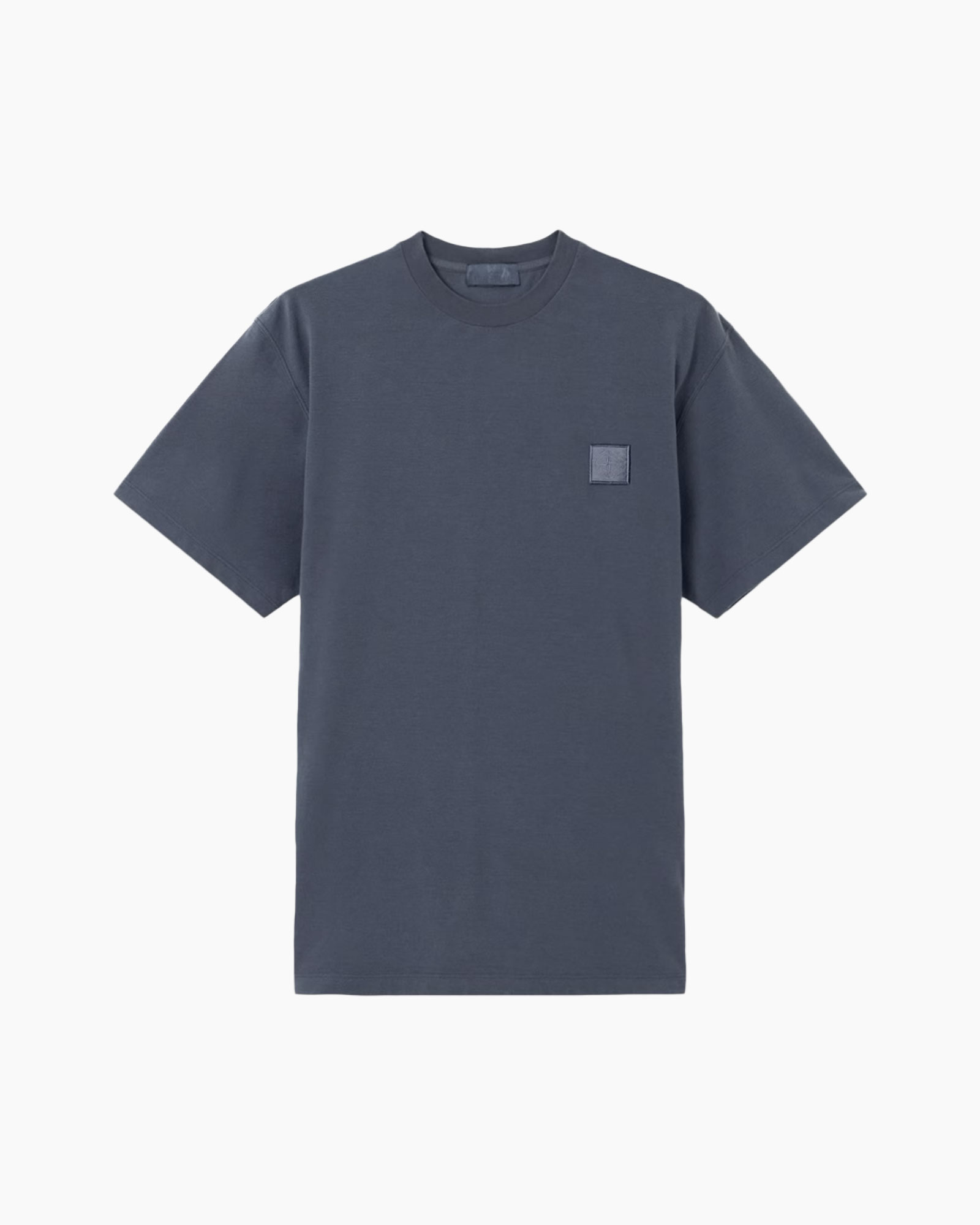 t-shirt, short sleeve, crew neck, solid color, patch pocket