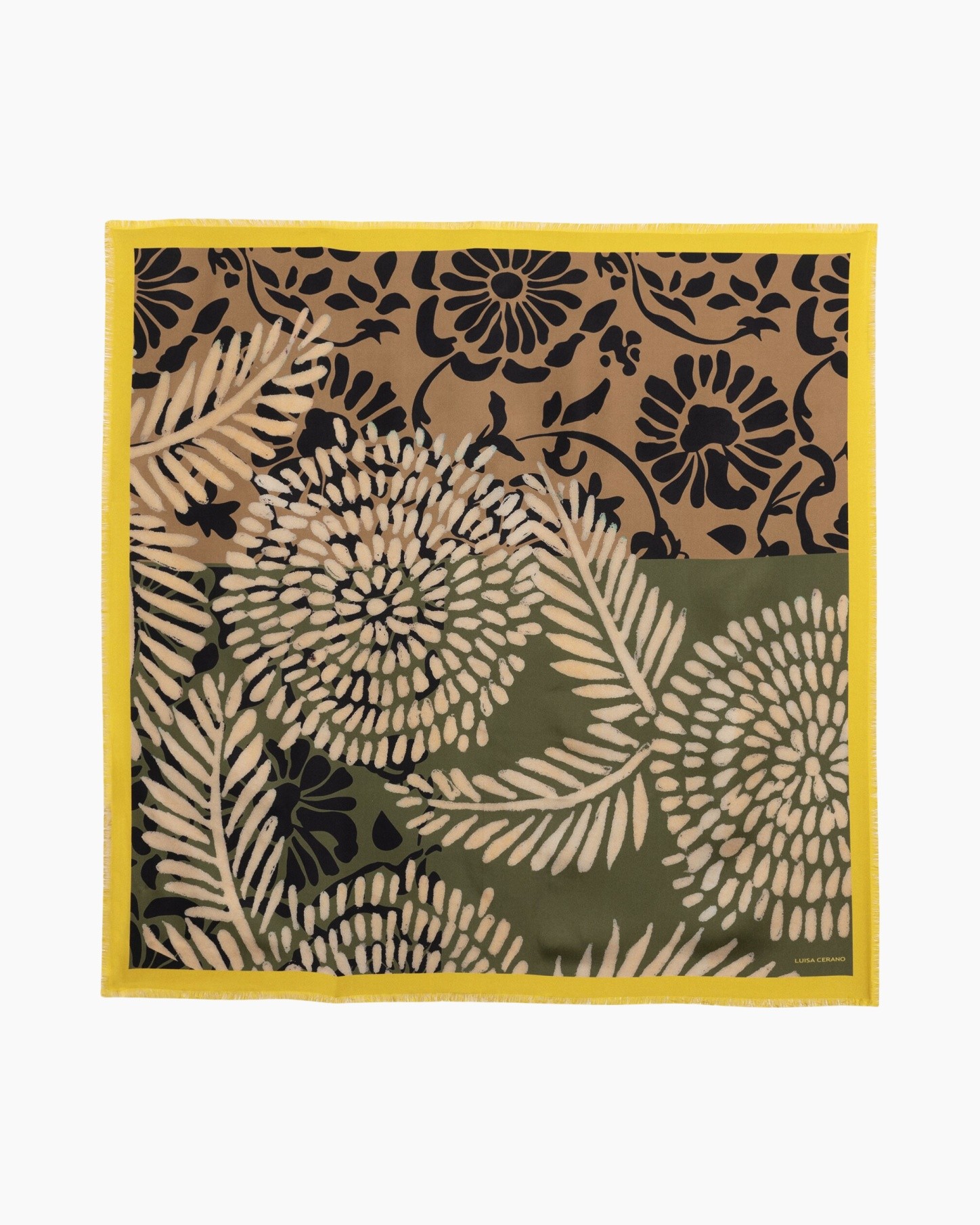 scarf,  floral,  pattern,  multicolor,  borderless