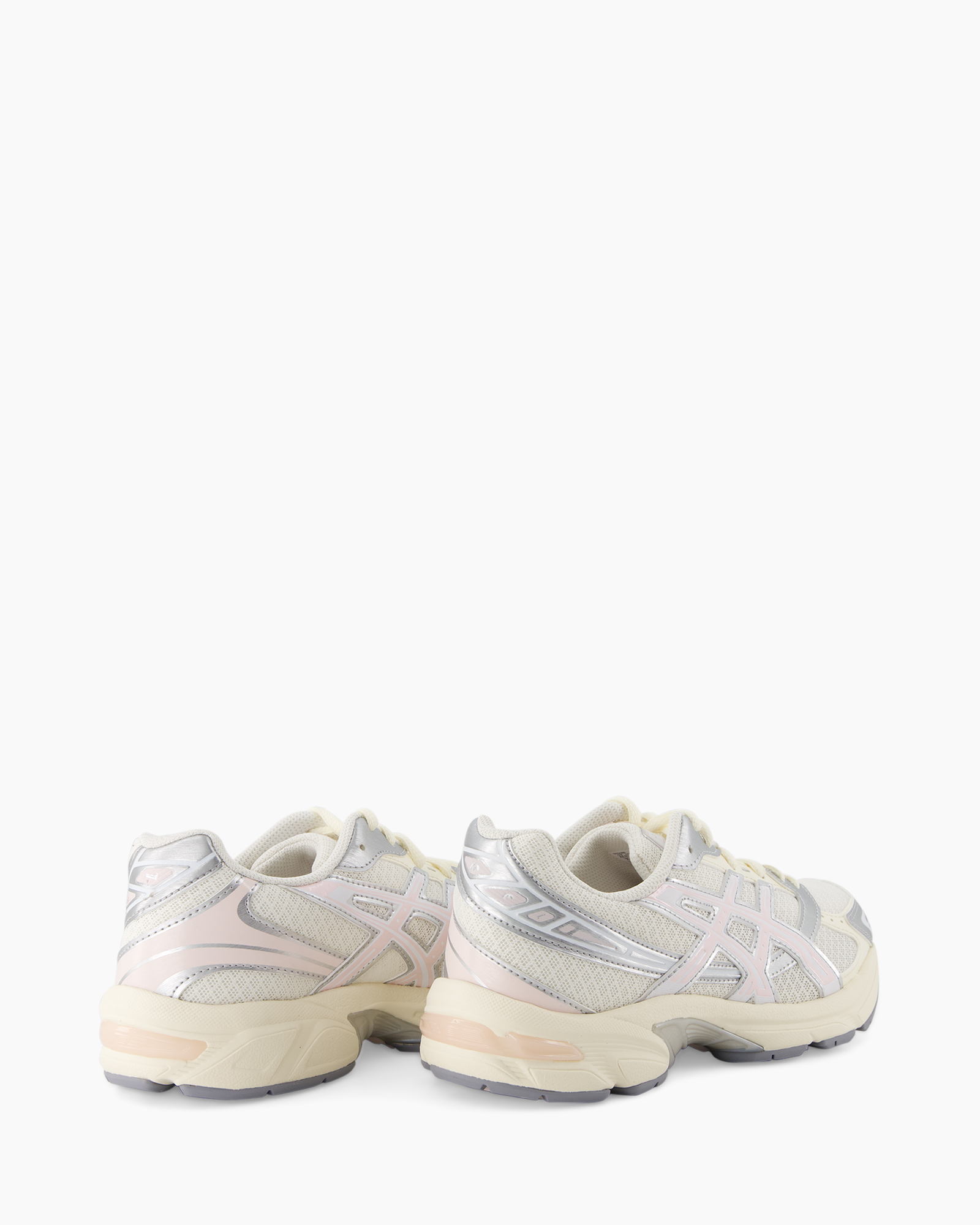 sneakers, running shoes, mesh, gray, light pink accents