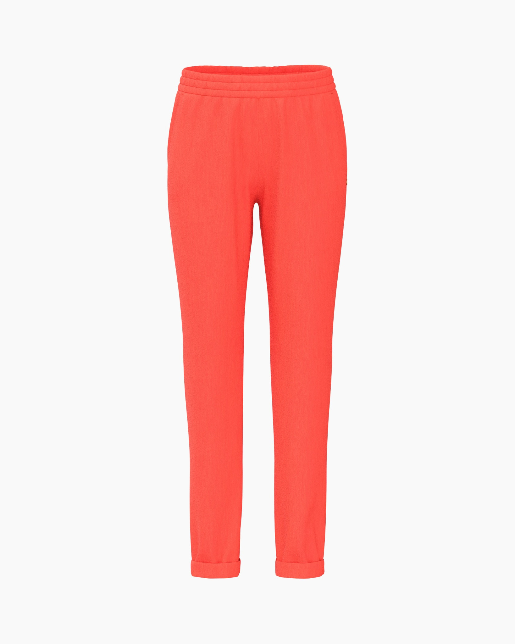 pants, trousers, joggers, bright-orange, elastic-waistband