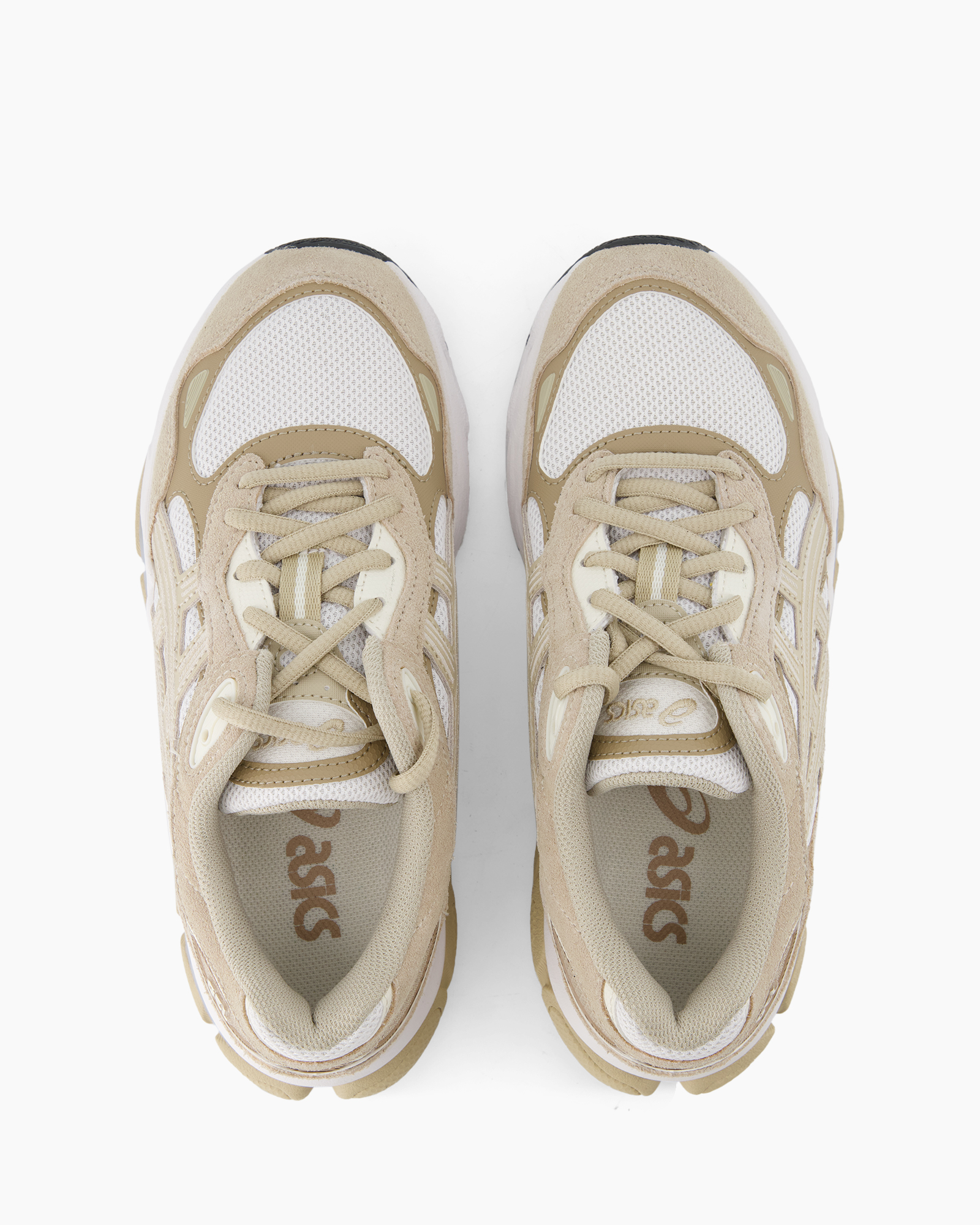 sneakers, running shoes, beige, mesh, laces