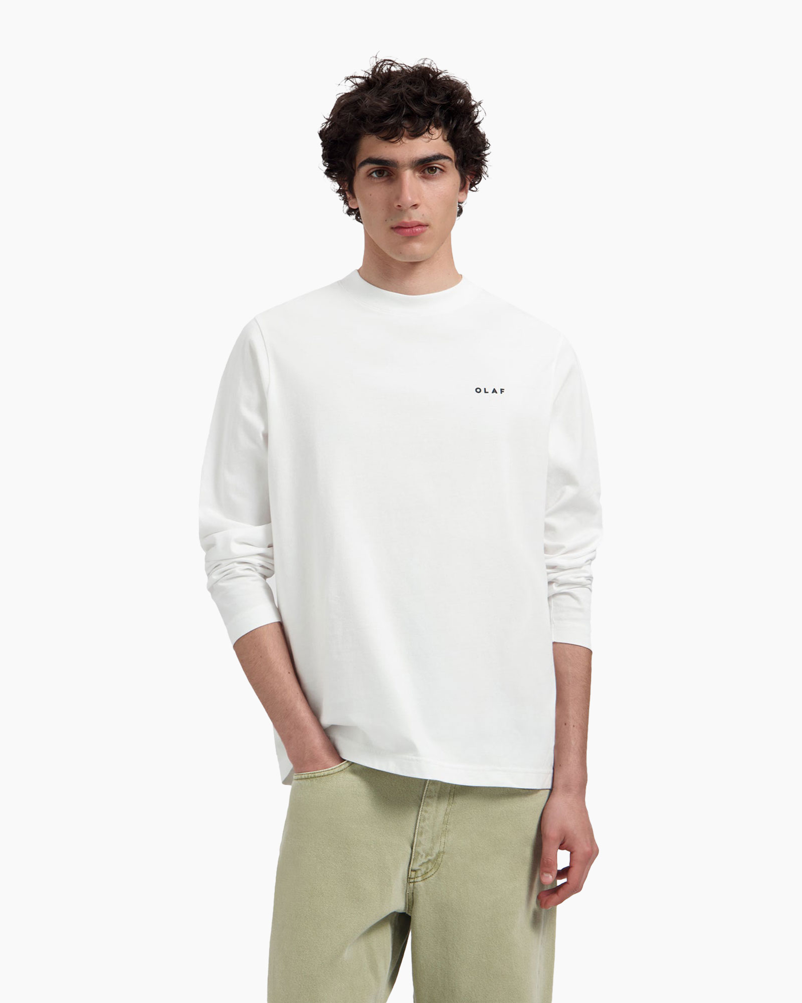 longsleeve, white, crewneck, tshirt, minimal