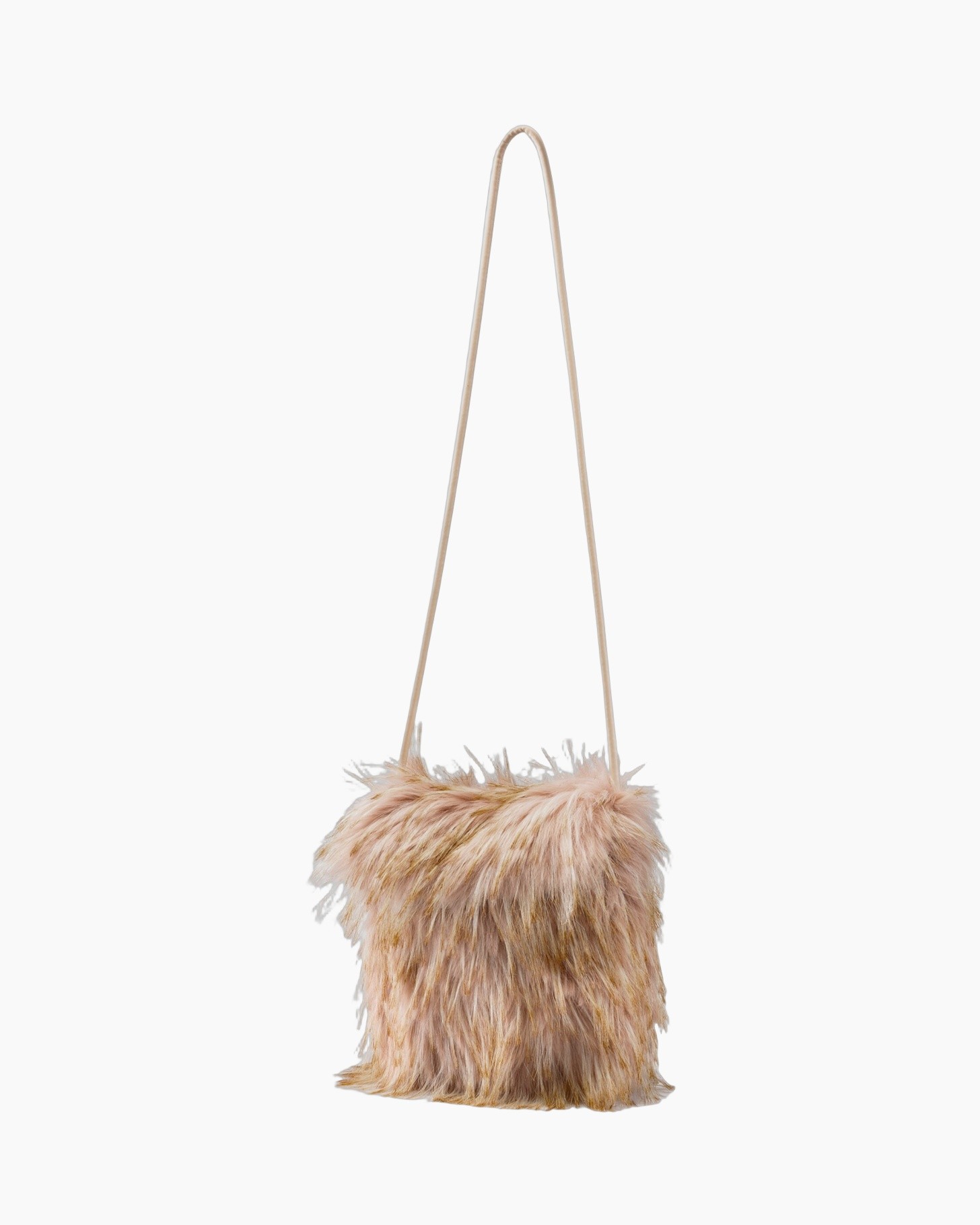 purse, bag, shoulder bag, fur, plush