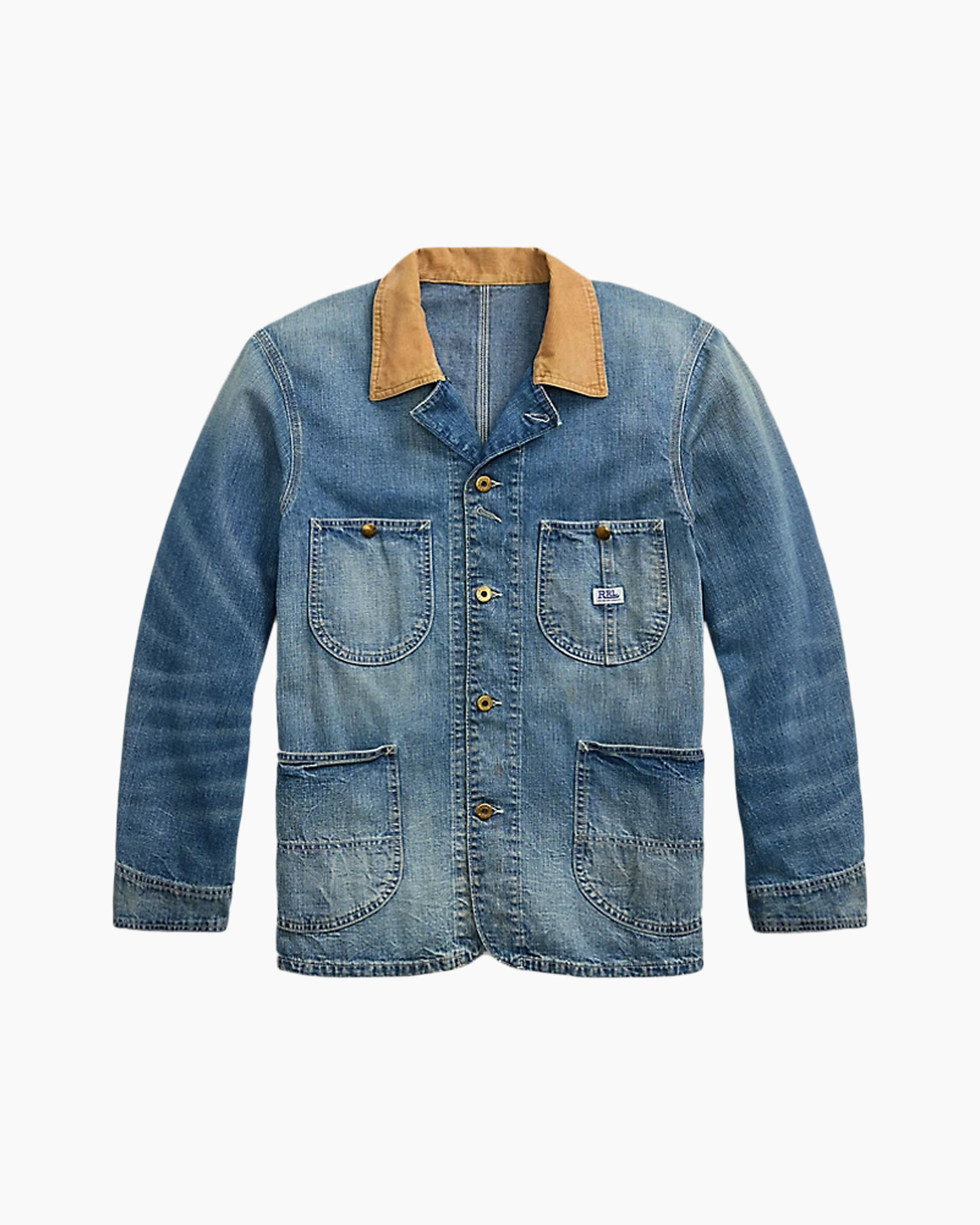 denim, jeans jacket, patch pockets, button front, collar