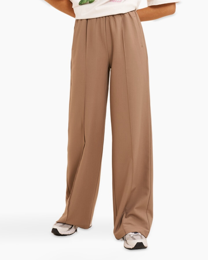 wide-leg, pants, beige, trousers, soft