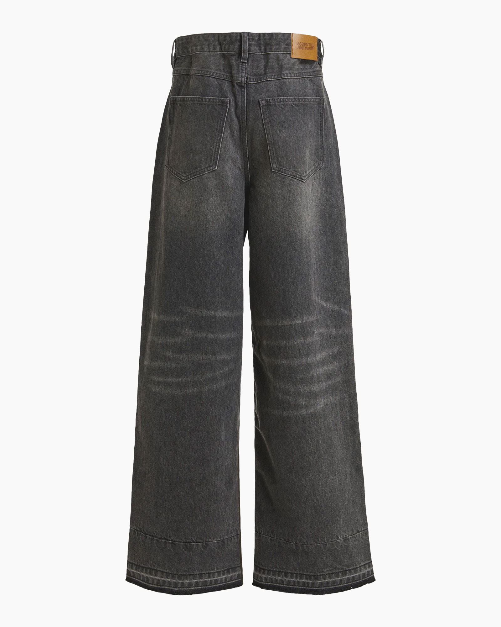 pants, denim, jeans, wide leg, back pockets