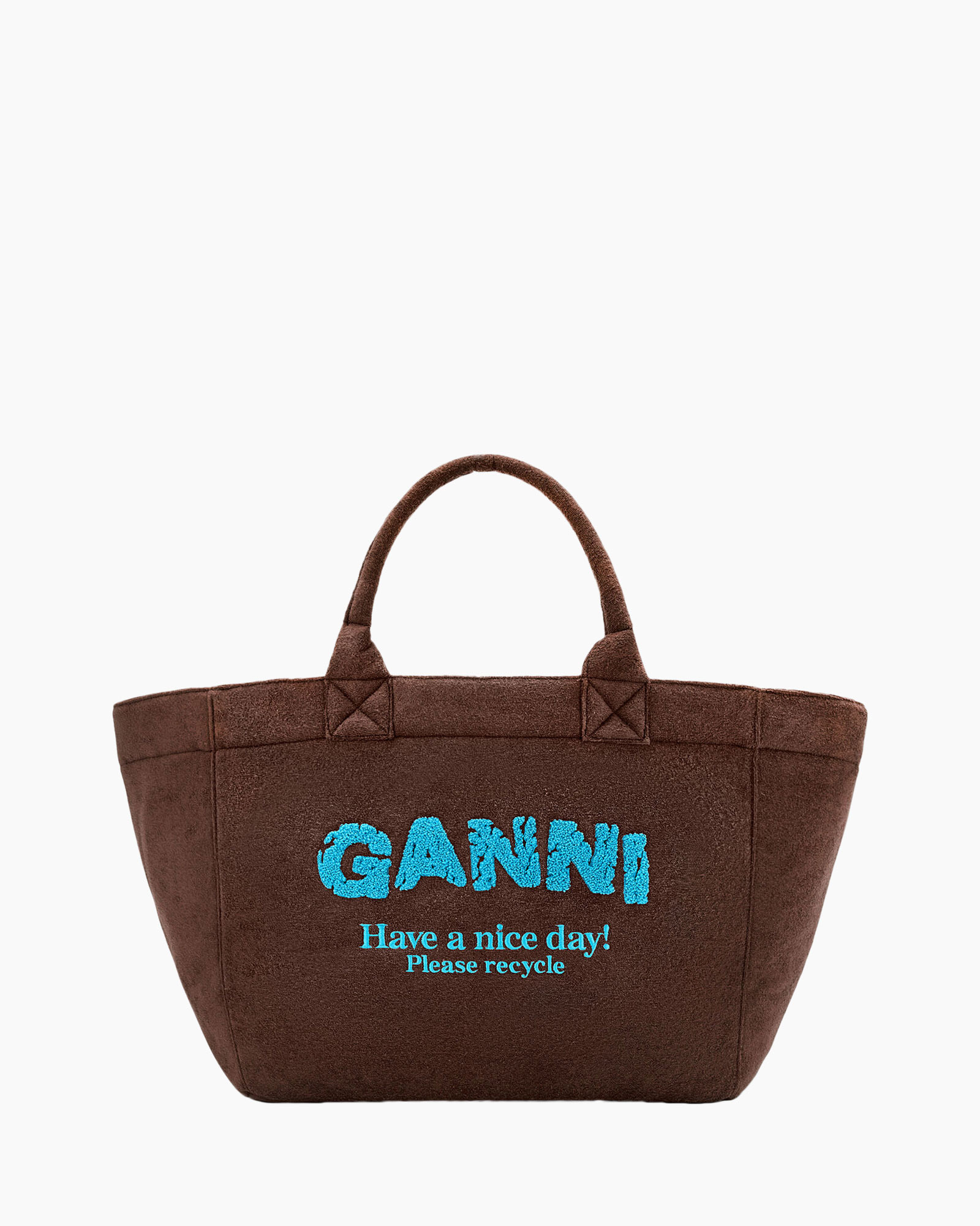 bag, tote, brown, fabric, textured