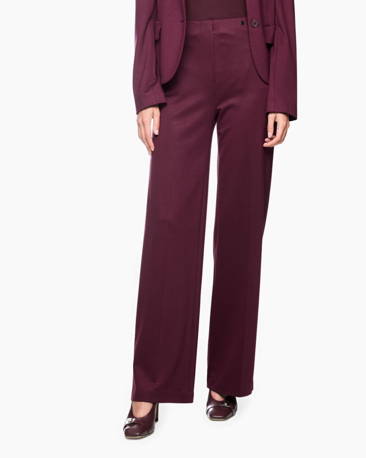 wide-leg, trousers, burgundy, pants, professional