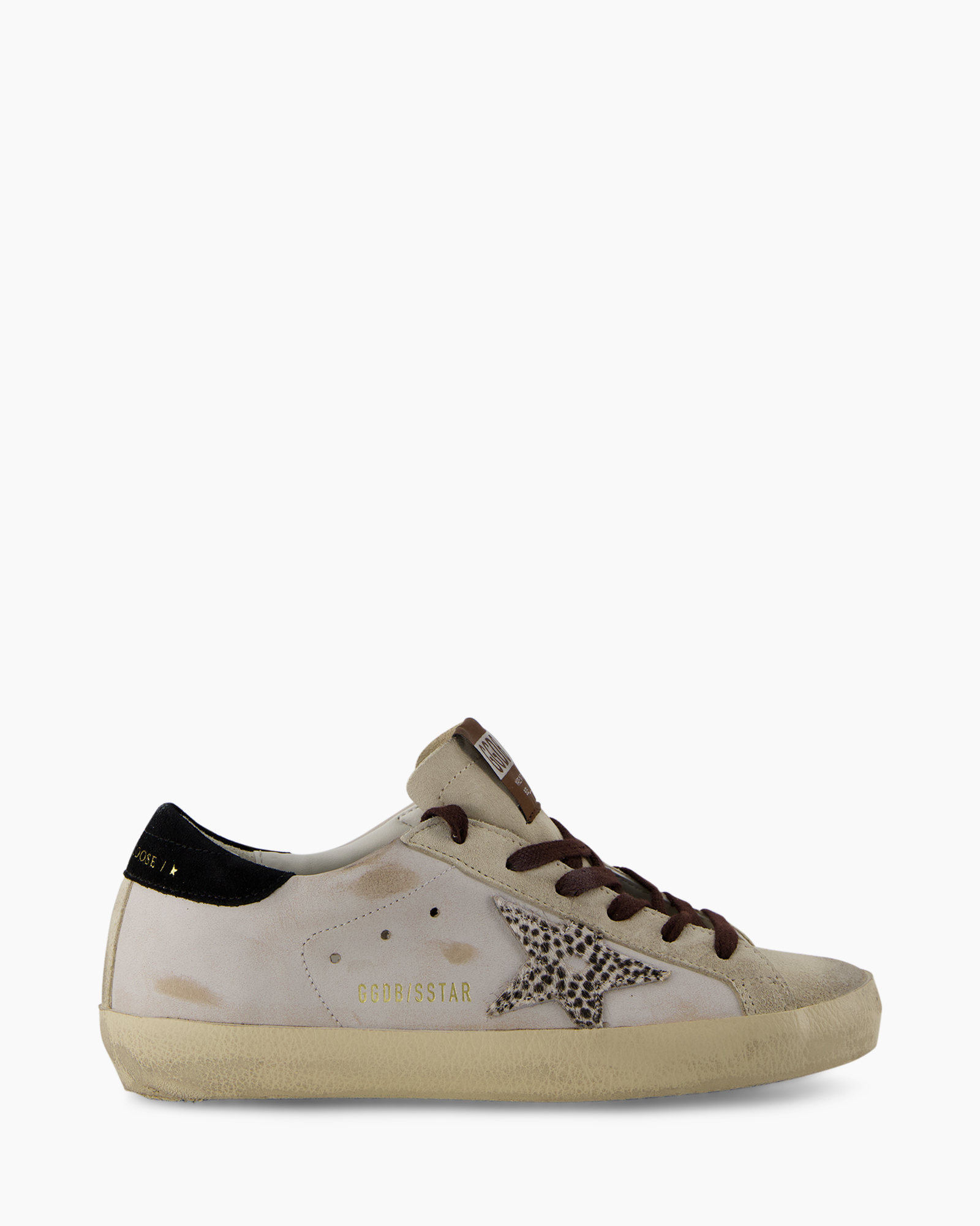 sneaker, shoe, low-top, lace-up, star pattern