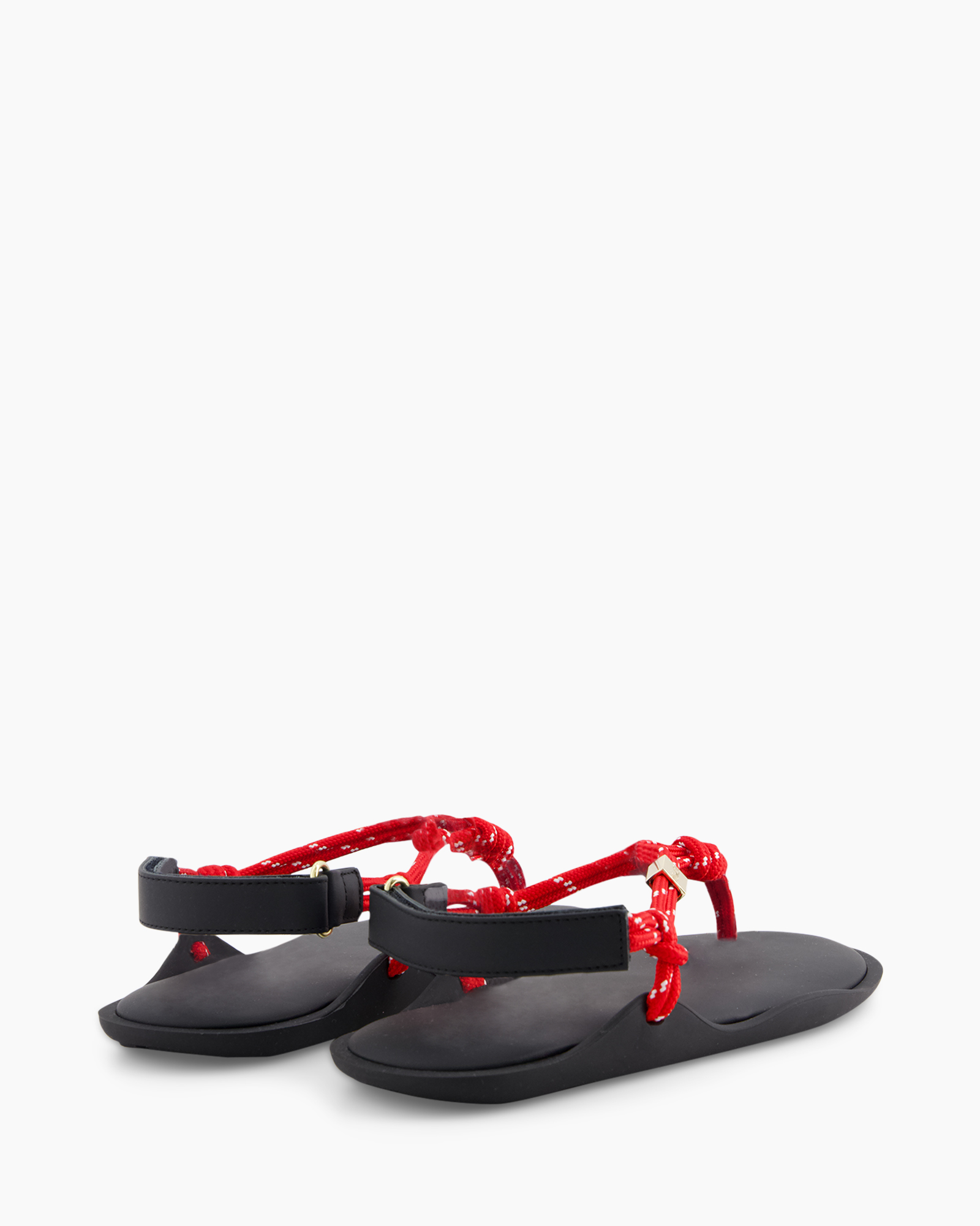sandals, flip-flops, toe-loop, red cord, open-toe