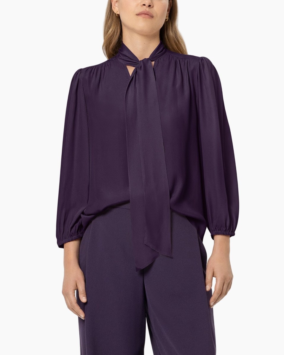 Blouse 248746/2179-0 Aubergine