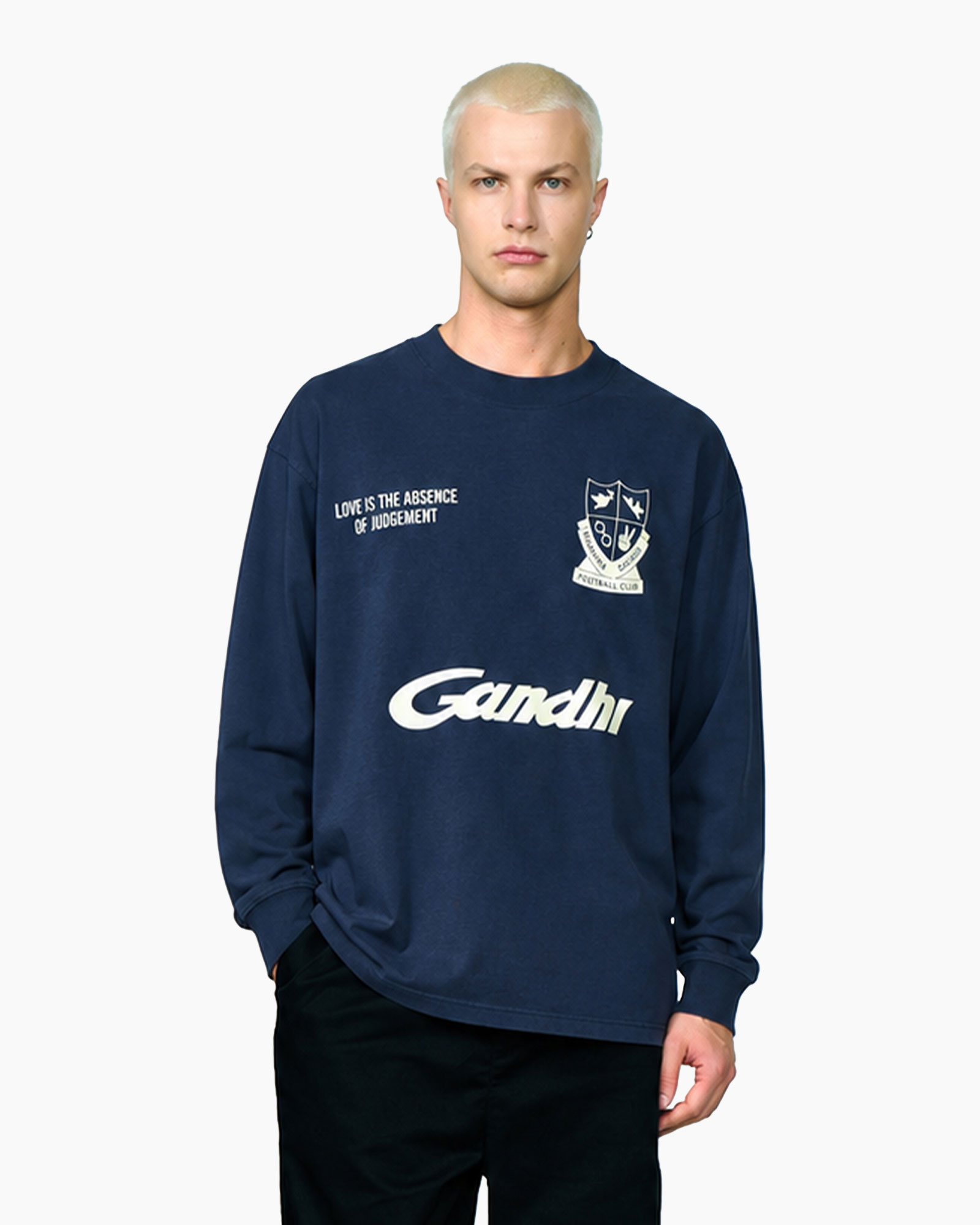longsleeve, navy, crewneck, graphic, logo