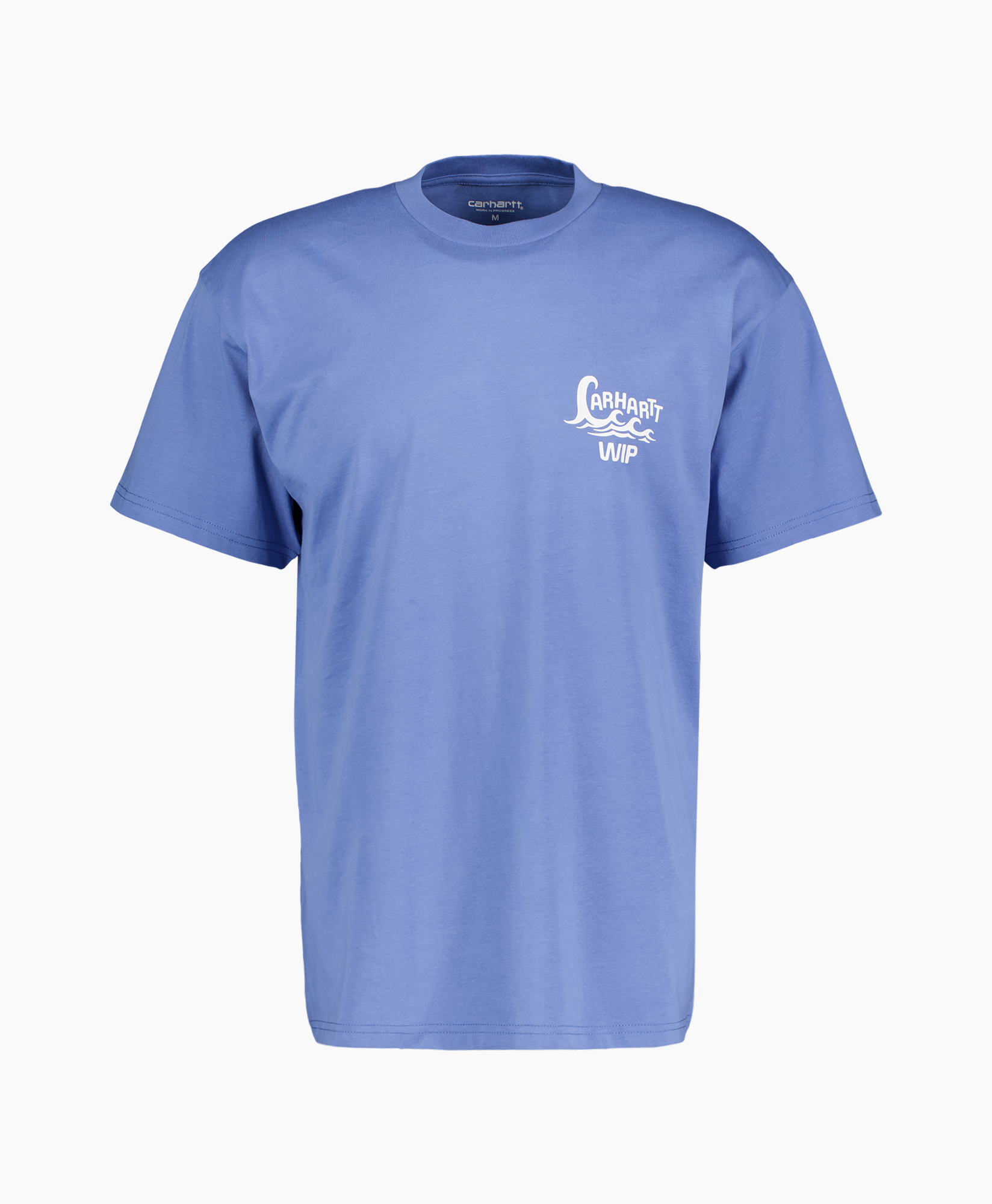 t-shirt, short sleeve, blue, logo, graphic