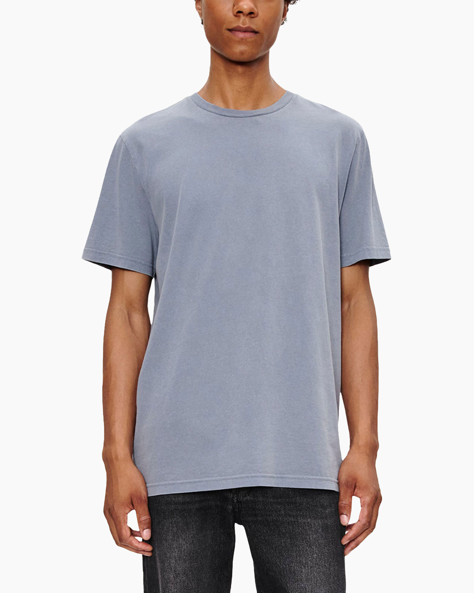 t-shirt, basic tee, short sleeve, crew neck, plain