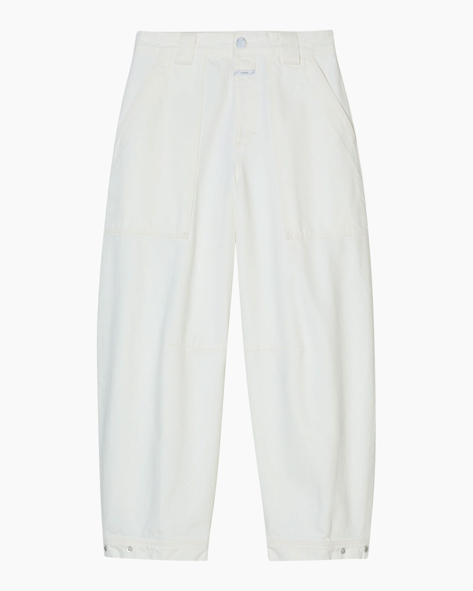 pants, white, cargo, elastic_waist?, pockets