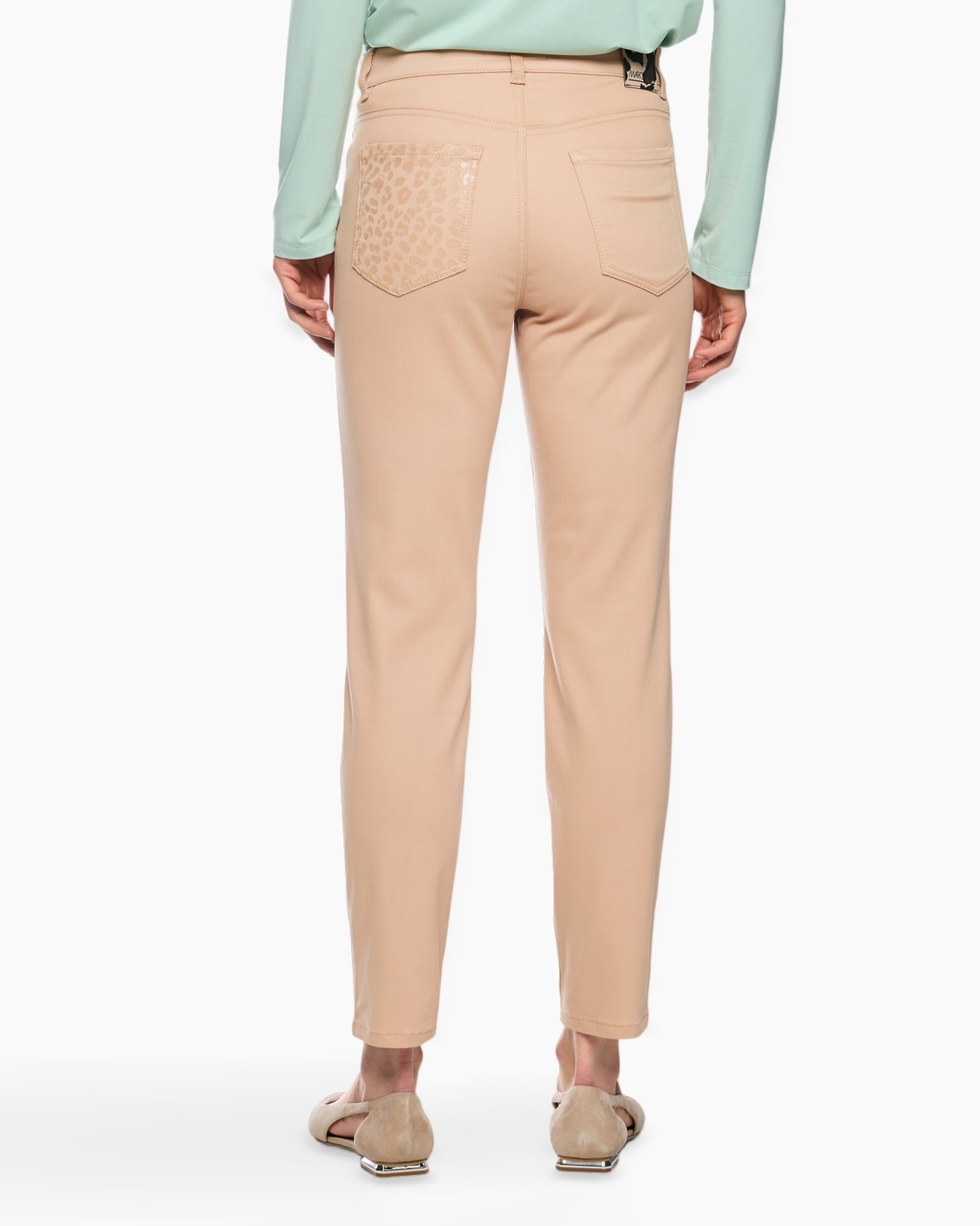 khaki pants, beige trousers, slim fit, ankle length, front pockets