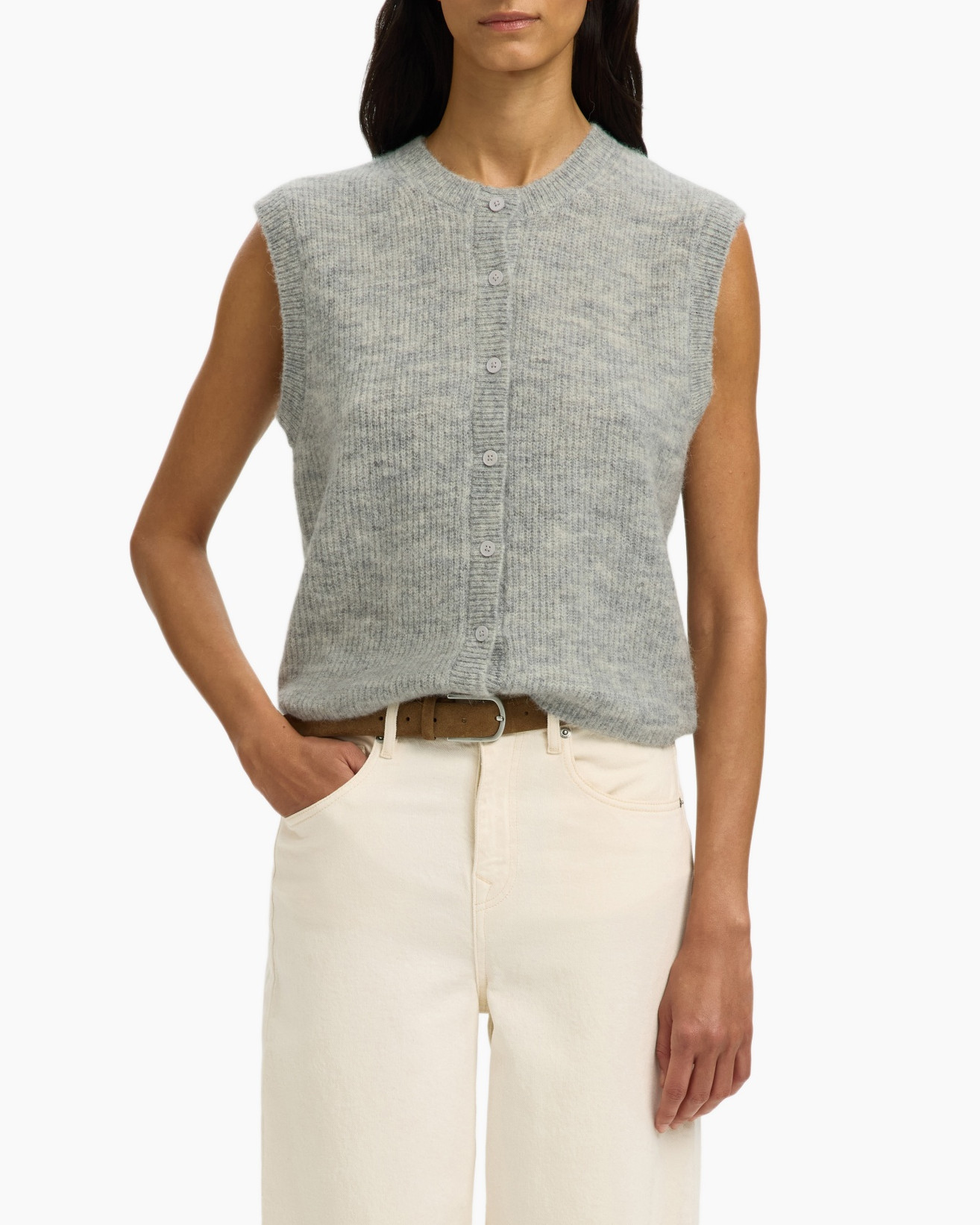 Clothing, Vest, Knitwear, Sweater, Blouse
