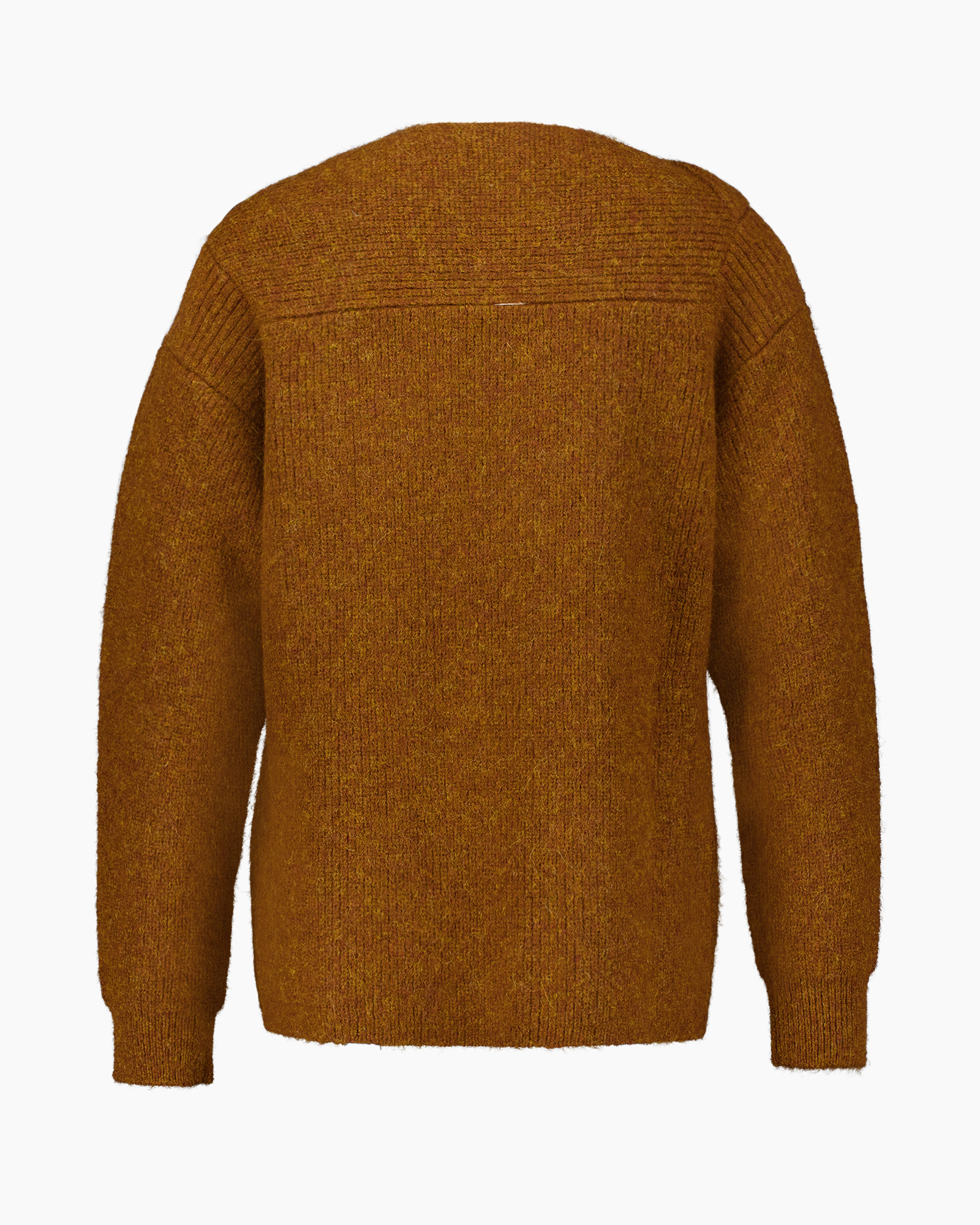 sweater, knit, brown, oversized, long-sleeve