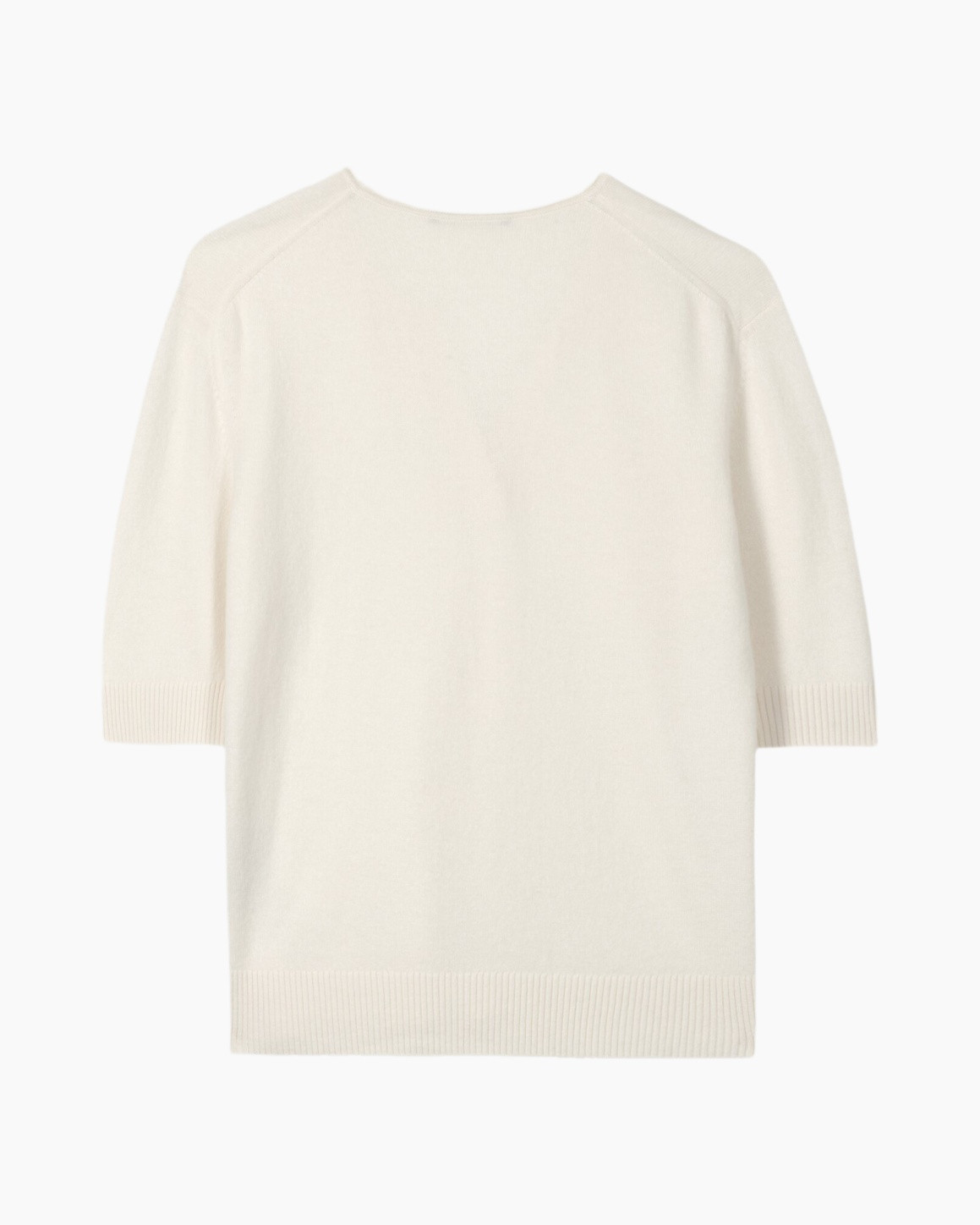 cream, sweater, knit, long-sleeve, crew-neck