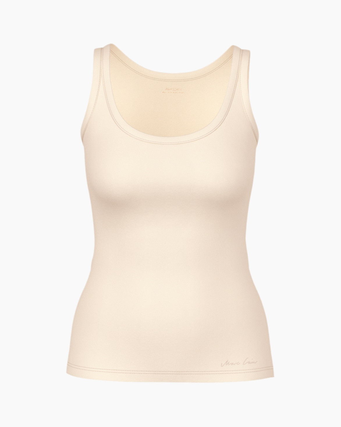 tank top, sleeveless, beige, undergarment, stretch knit