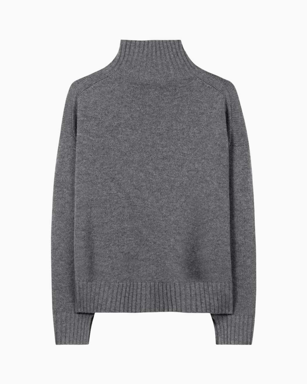 turtleneck, sweater, knit, gray, pullover