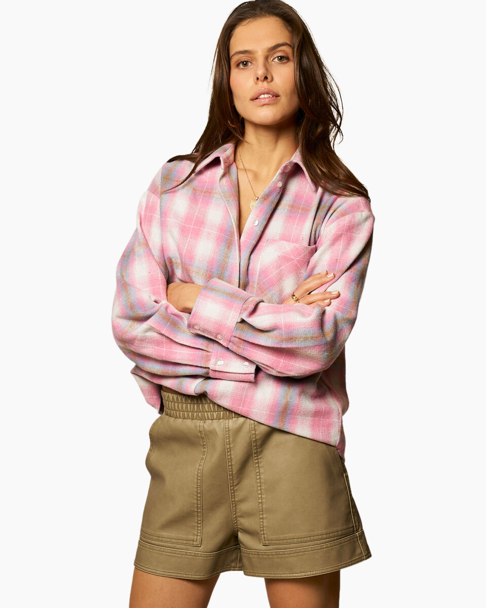 Shirt, Shorts, Adult, Person, Woman