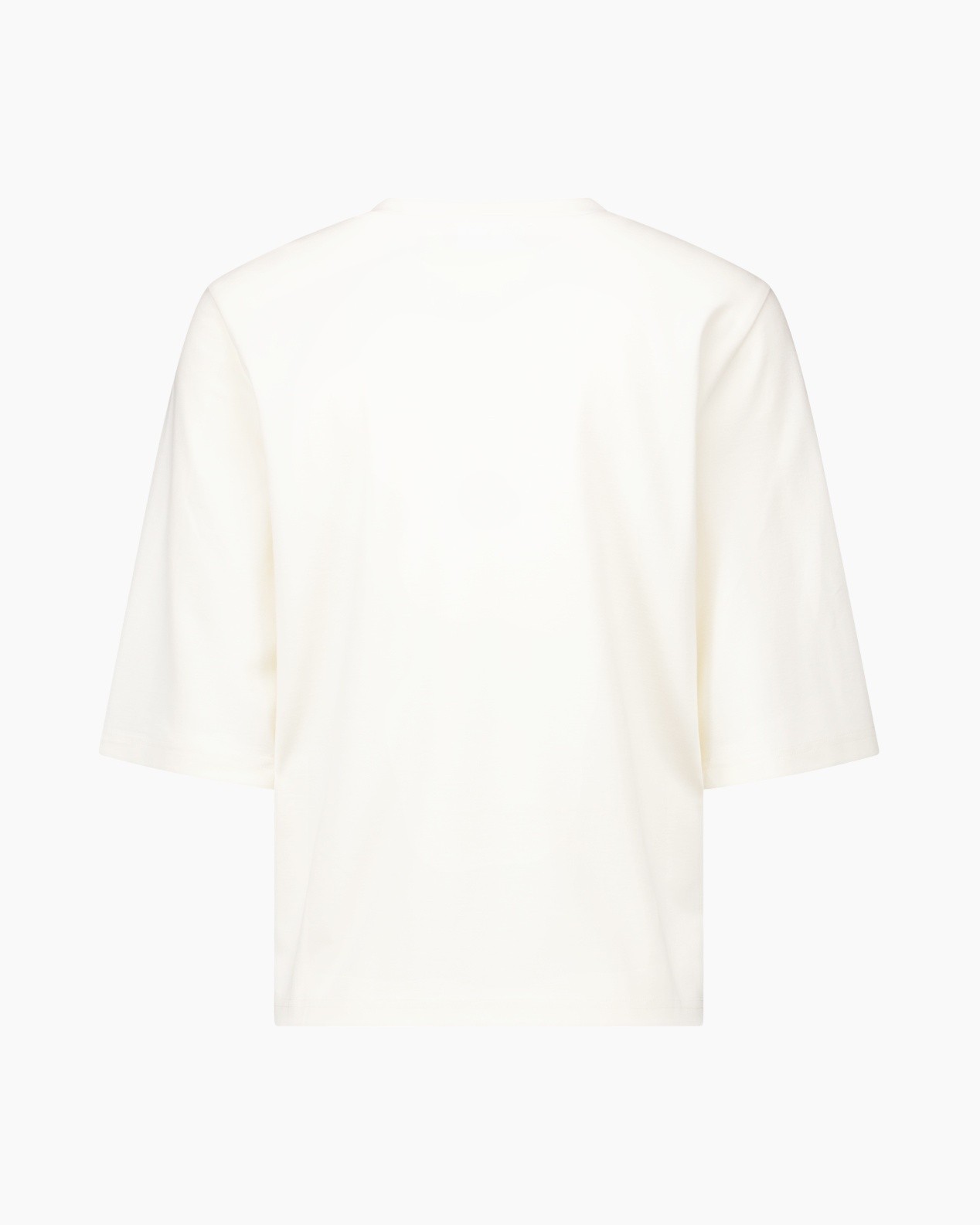 top, t-shirt, short-sleeve, crew neck, white