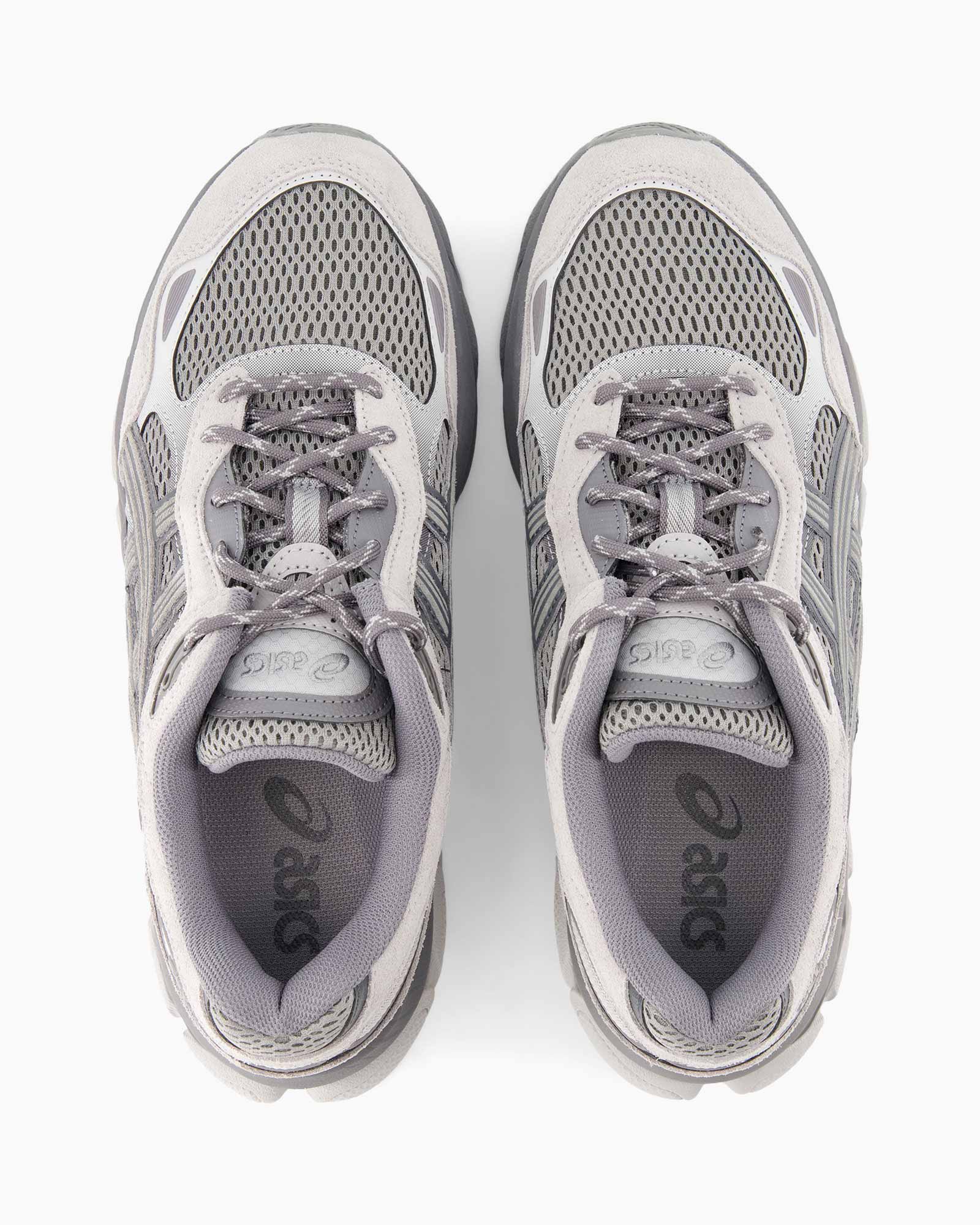 running shoes, mesh upper, gray, athletic, sneakers