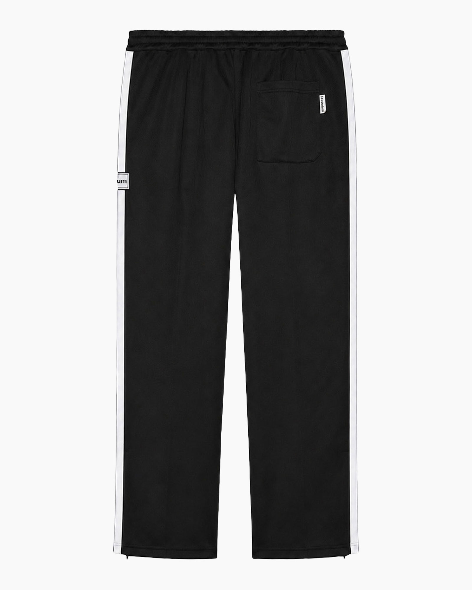pants,  Track pants, black, elastic waist, side stripe
