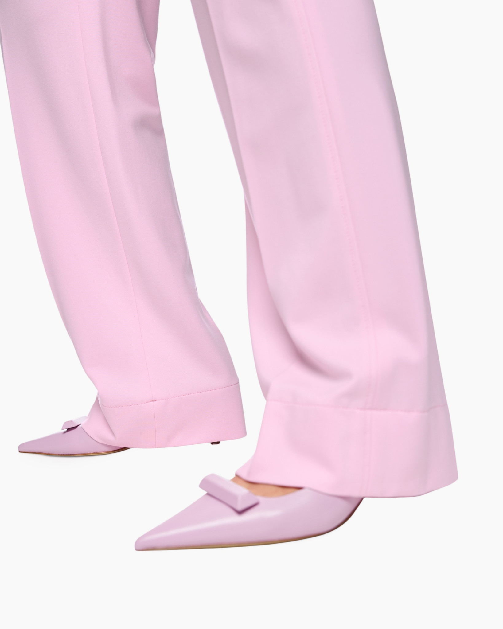 pants, pink, trousers, bell-bottom, mules