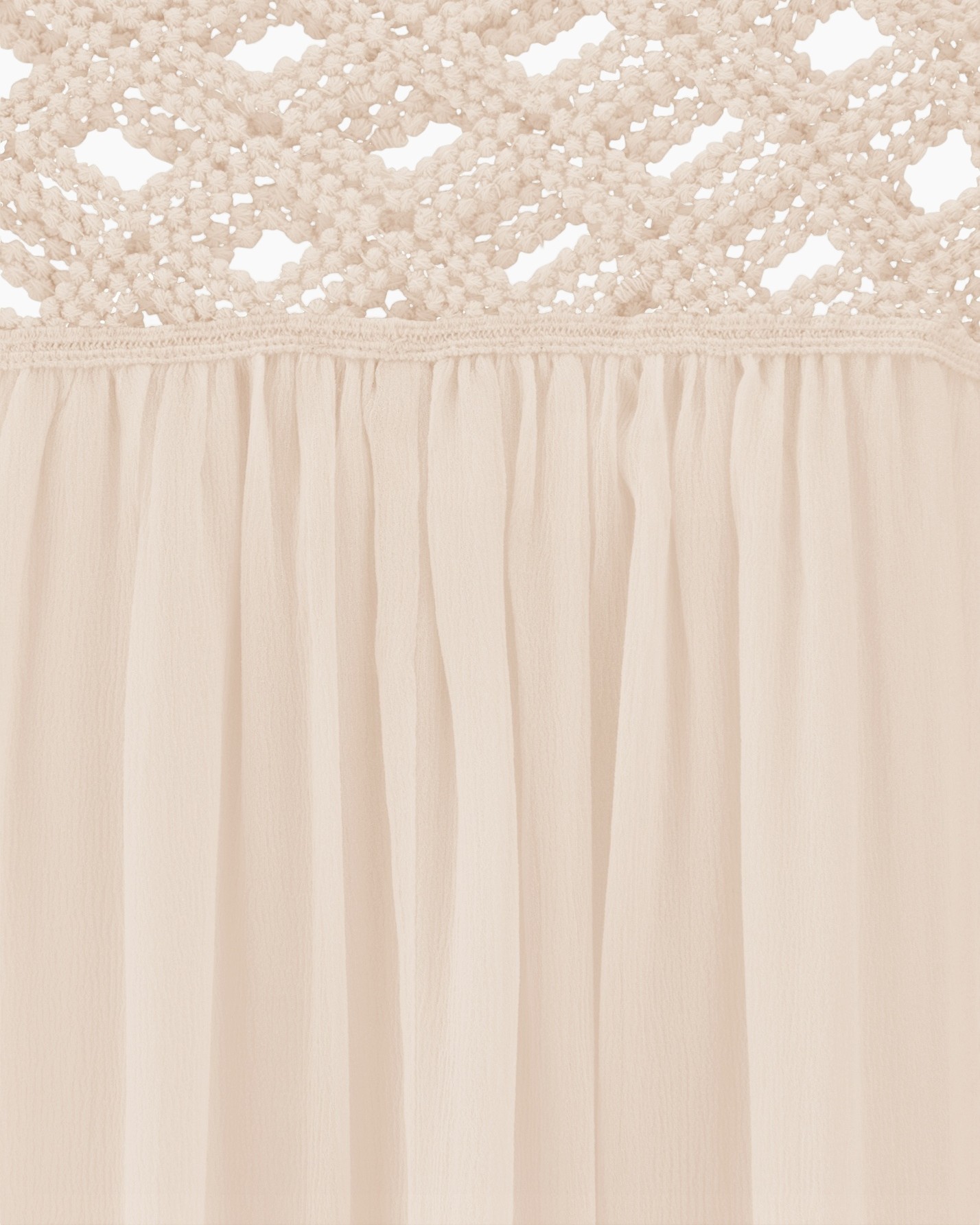 lace, top, beige, overlay, sheer