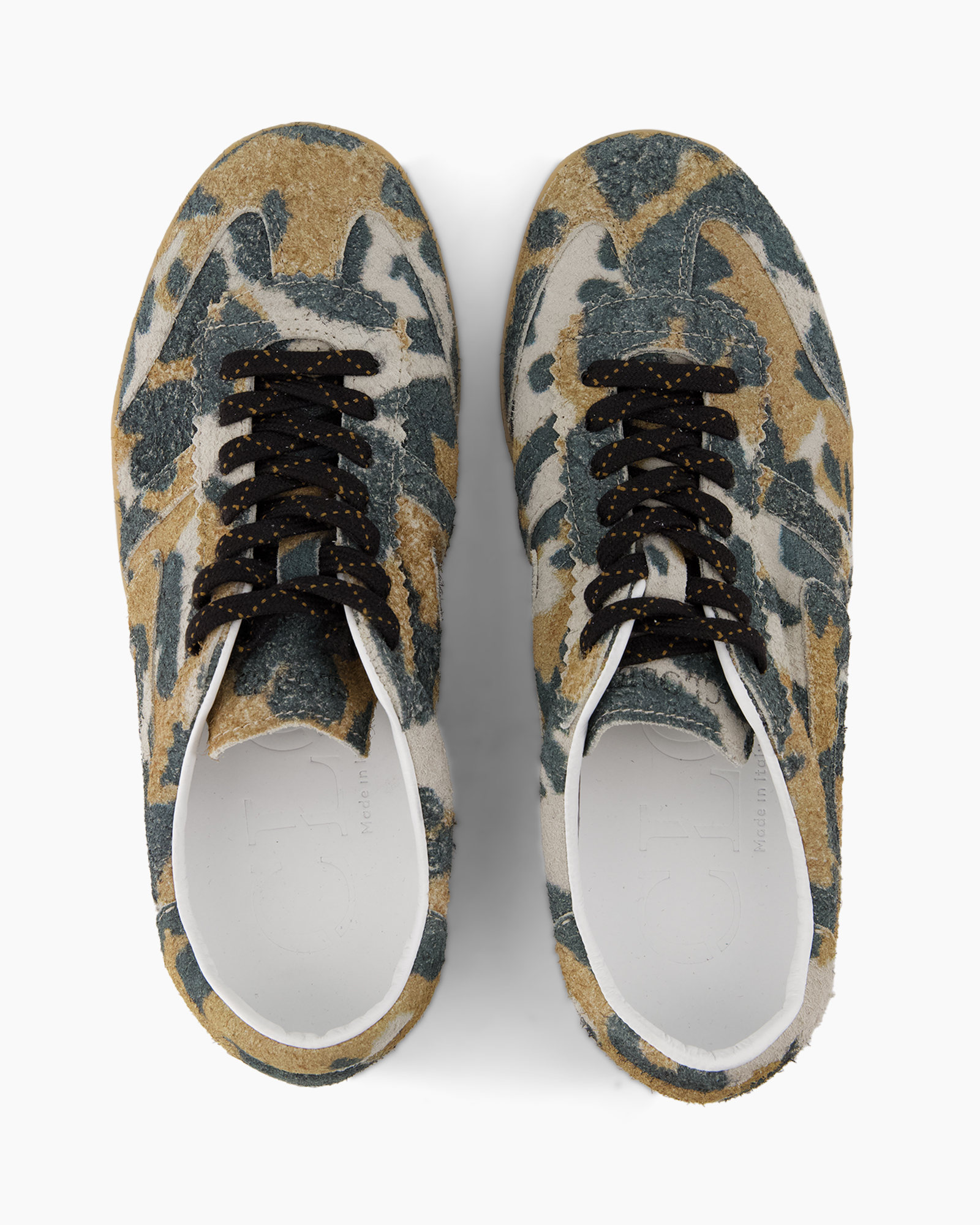 shoes, sneakers, camouflage, pattern, lacing