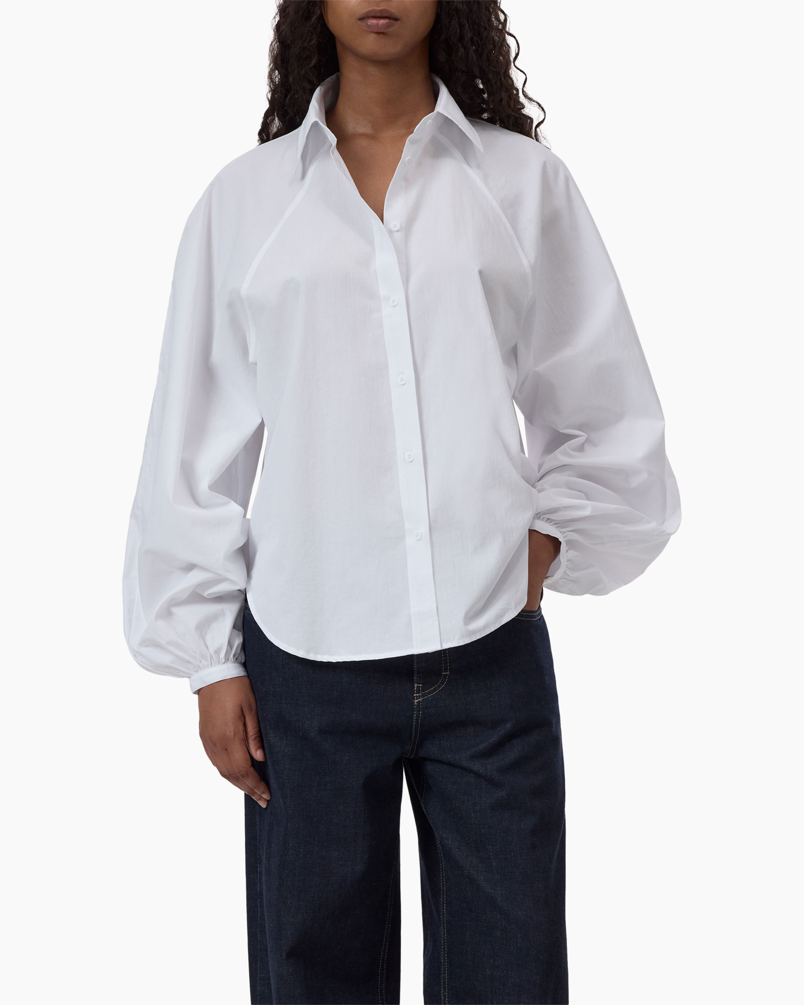 Blouse Raglan Wit