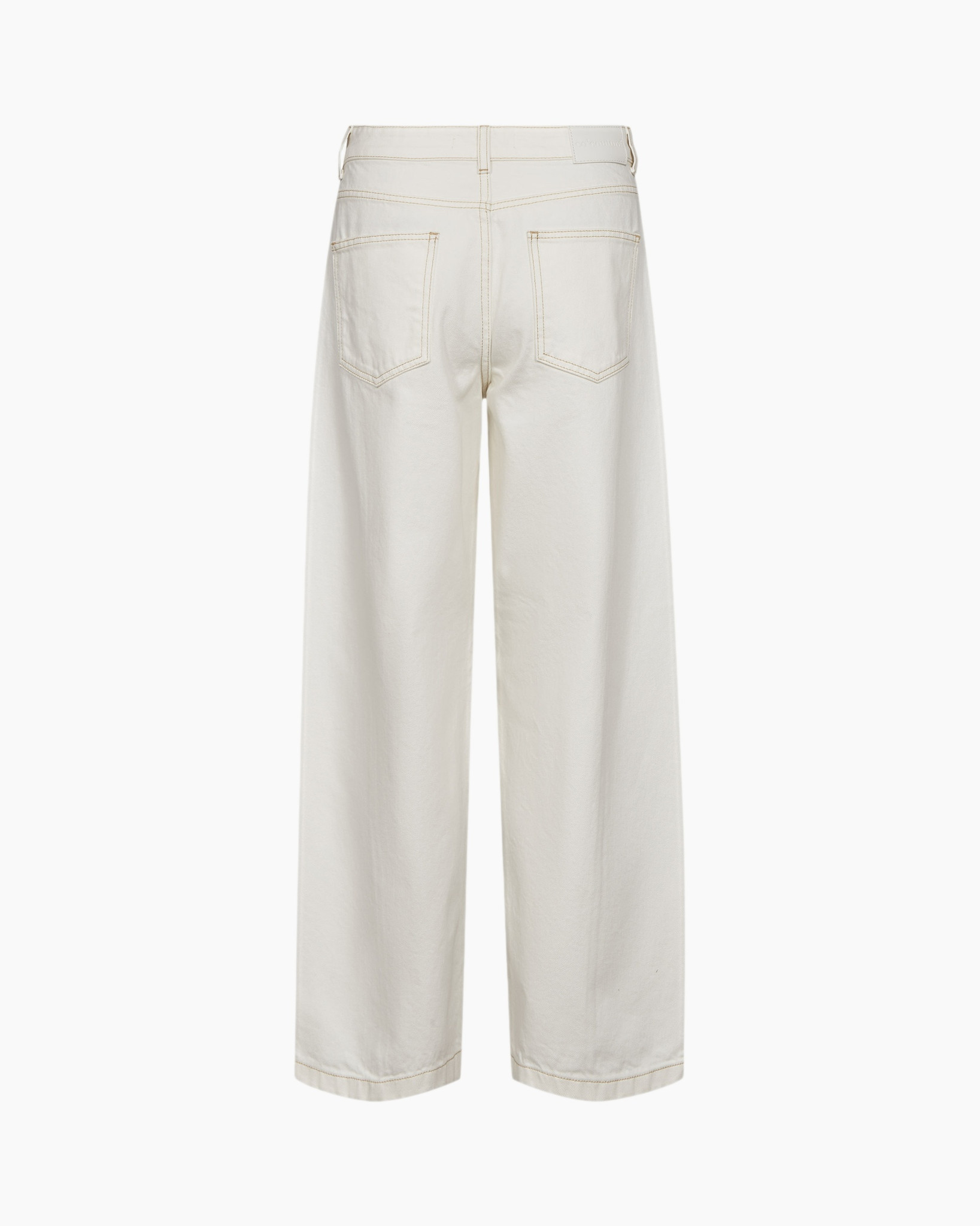 pants, jeans, wide-leg, beige, mid-rise