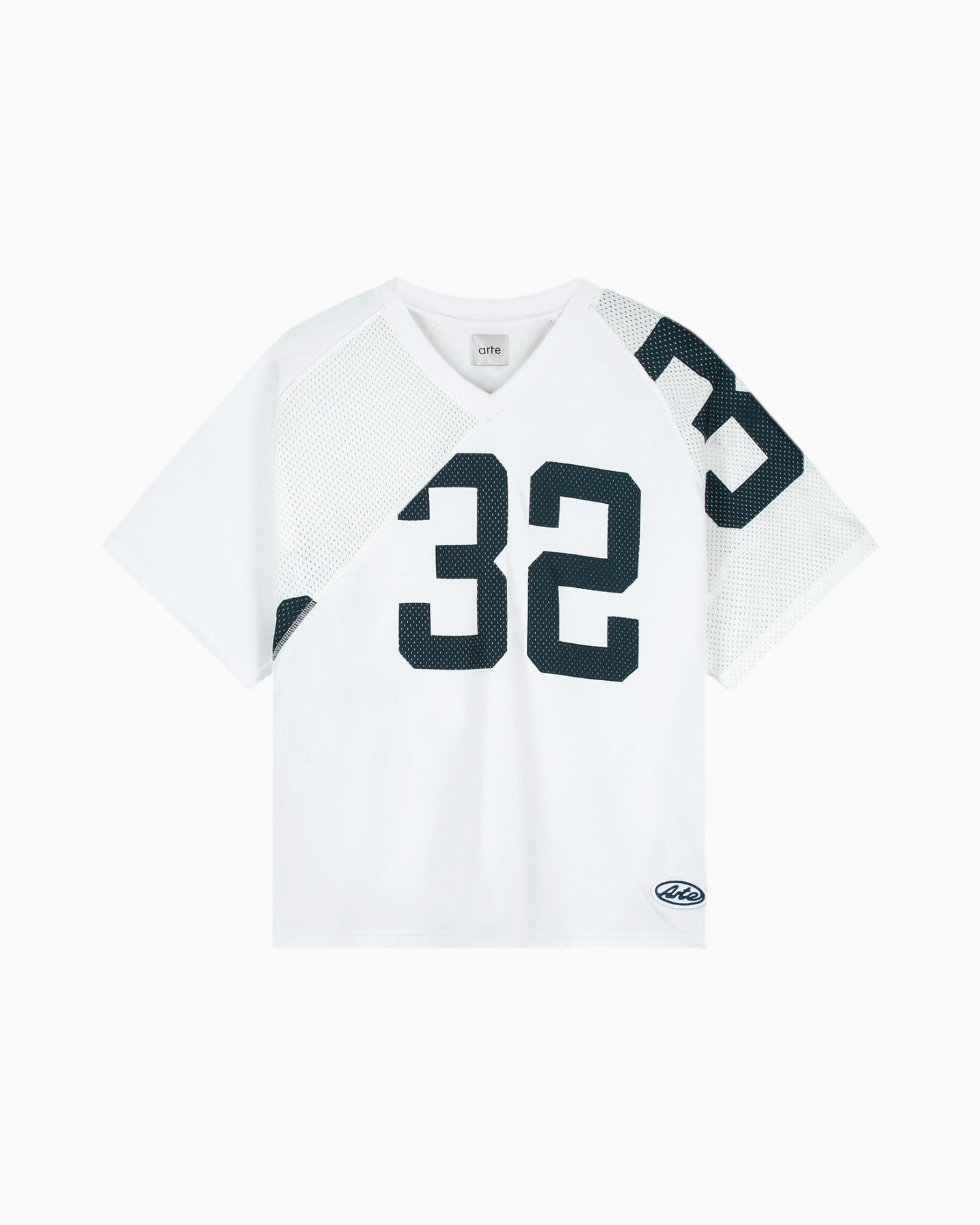 jersey, t-shirt, mesh, number 32, white