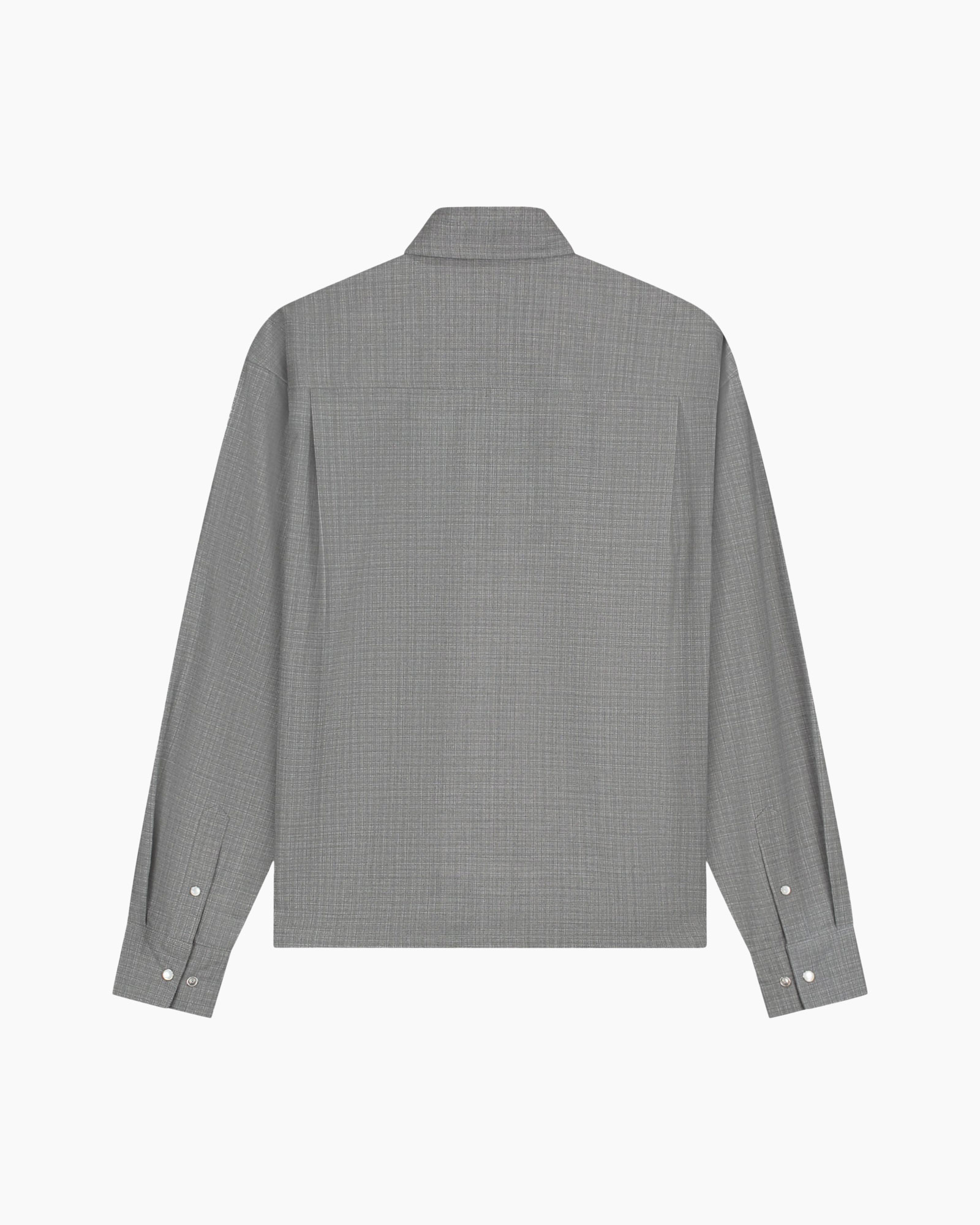 shirt, long sleeve, checkered, collar, buttoned cuffs