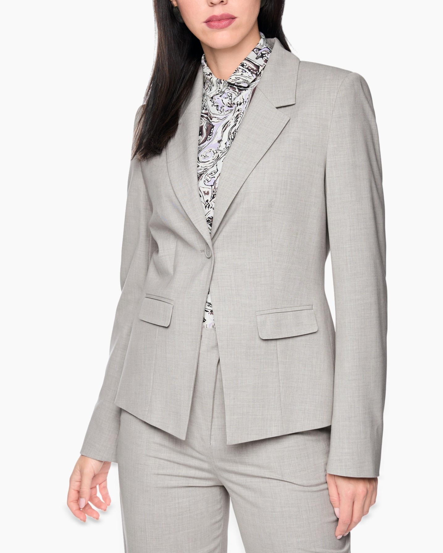 blazer, suit, jacket, pant, light gray